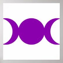 Purple Triple Goddess Print