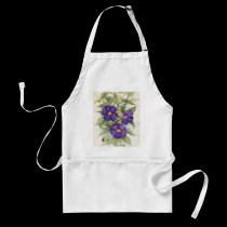 Purple Tropical Flower Painting - Multi aprons