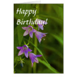 Purple Trumpets wildflowers Greeting Cards