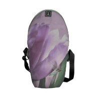 Purple Tulip Aqua Dragonfly Commuter Bags Messenger Bag