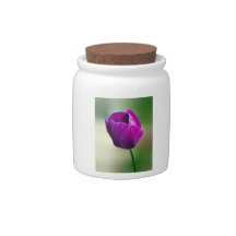 Purple Tulip Candy Dish