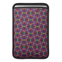 Purple Tulip Fractal Patterned MacBook Air Sleeve