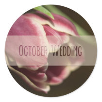 Purple Tulip • October Wedding Sticker by SabineStGreetings Purple Tulip • October Wedding Sticker