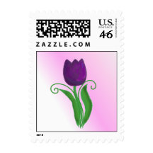 Purple Tulip Postage