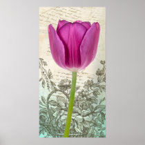 Purple Tulip posters