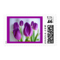Purple Tulips Easter - Spring Stamp stamp