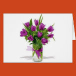 flower, tulips, purple, clear, vase, customizable