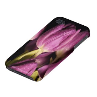 Purple Tulips-IPHONE 4 case