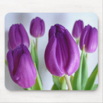 Purple Tulips Mousepads