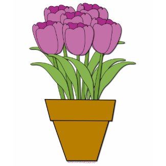 Purple Tulips shirt