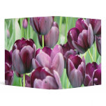 Purple Tullips Binder