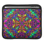 Purple Turquiose and Yellow Mandala Pattern Sleeve For Ipads Purple Turquiose and Yellow Mandala Pattern Sleeve For Ipads