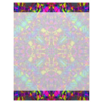 Purple Turquiose and Yellow Mandala Pattern Customized Letterhead