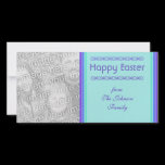 purple turquoise Happy Easter