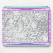 purple turquoise mousepads