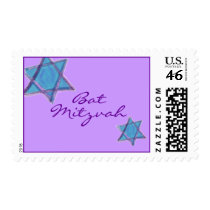 Purple Turquoise Sketch Star Stamp