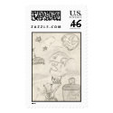 purple turtle dreaming postage by unixarcade purple turtle dreaming postage