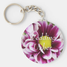 Purple Usher Bouquet Keychain