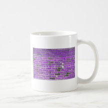 Purple Vintage Brick Wall Texture Mug