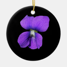 Purple Violet ornament