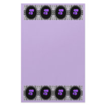 Purple Violet stationery