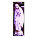 Purple Virgin Mary BOOKMARK business cards