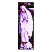 Purple Virgin Mary BOOKMARK business cards by JuJuGardens Purple Virgin Mary BOOKMARK business cards