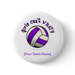 View more Purple Volleyball Buttons personalized gift ideas for girls Purple Volleyball Buttons
