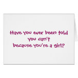Purple Volleyball Card