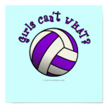 Purple Volleyball Print