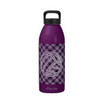 Purple Volleyball Reusable Water Bottles