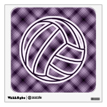 Purple Volleyball Room Decals