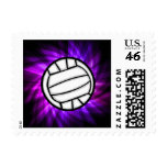 Purple Volleyball Stamps