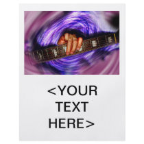 Purple Vortex Guitar Grip Personalized Flyer