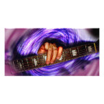 Purple Vortex Guitar Grip Picture Card