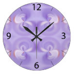 Purple Wall Clock
