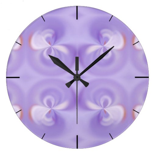 Purple Wall Clock