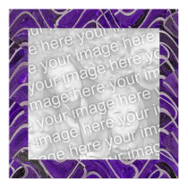 purple wall photo frame posters by DonnaGraysonAbstract purple wall photo frame posters