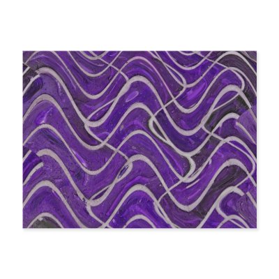 purple wall postcards by DonnaGraysonAbstract