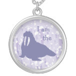 Purple Walrus Necklace