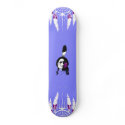 Purple War Paint Skateboard