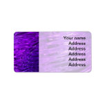 Purple Water Address Label