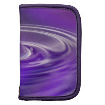 Purple Water Drop Folio Planners