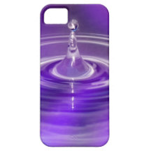 Purple Water Drop iPhone 5 Cases