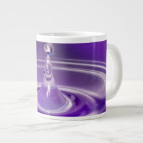 Purple Water Drop Jumbo Mug