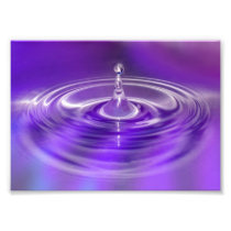Purple Water Drop
