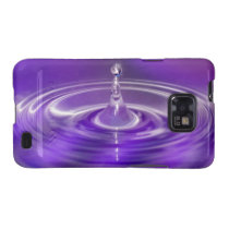 Purple Water Drop Samsung Galaxy Cover