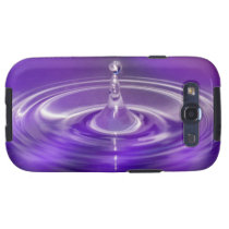 Purple Water Drop Samsung Galaxy S3 Cover