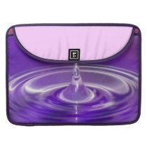 Purple Water Drop Sleeve For MacBook Pro