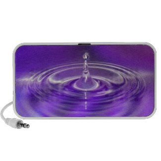 Purple Water Drop doodle